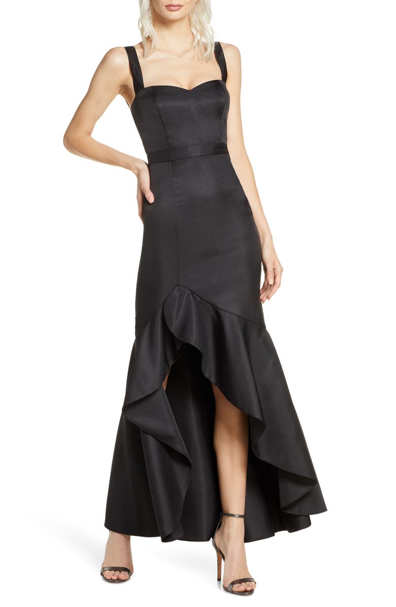Fame and Partners The Florence Ruffle High/Low Gown | Nordstrom