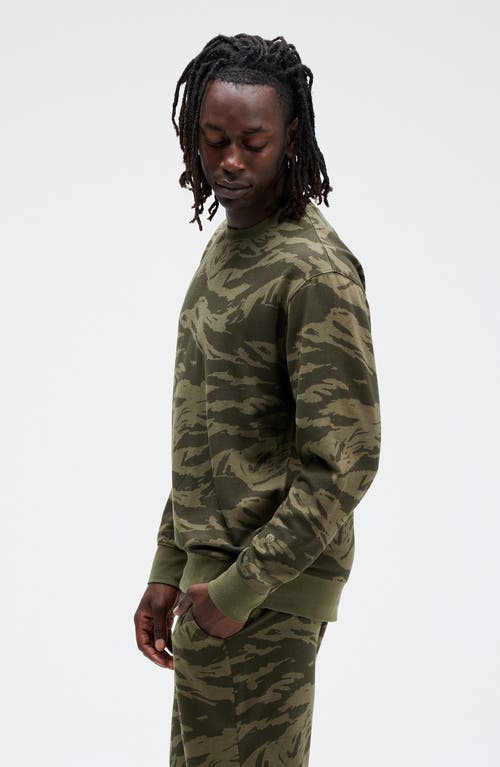 Stance Shelter Butter Blend Long Sleeve T-shirt In Greencamo