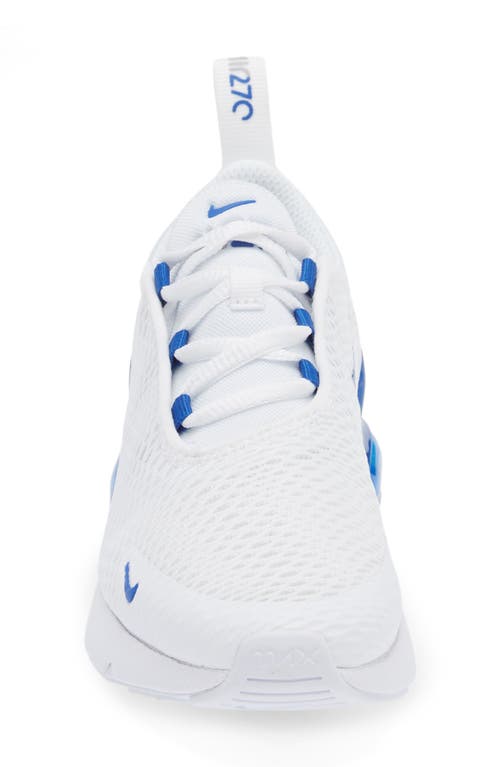 Shop Nike Kids' Air Max 270 Sneaker In White/game Royal/grey