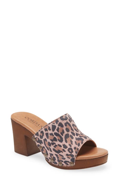 Whitley Block Heel Sandal in Pink Jaguar