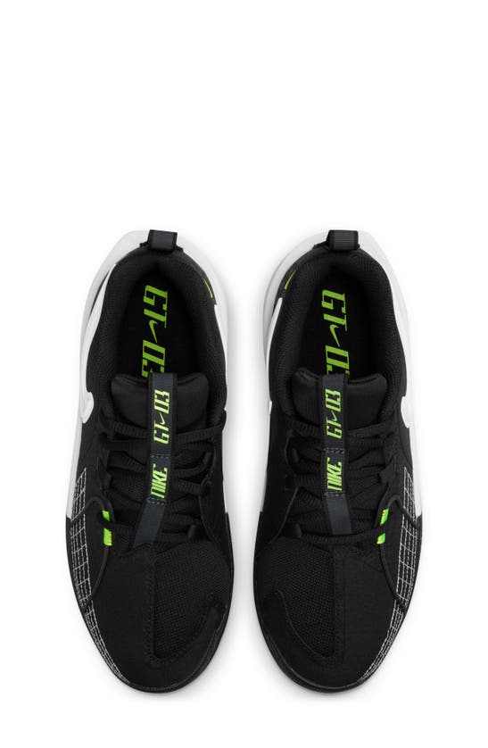 Nike Kids' G.t. Cut 3 Basketball Shoe In Black/ White/ Anthracite