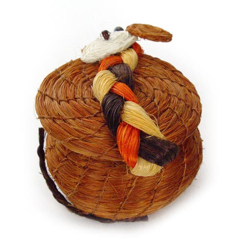 MBARE MBARE ANIMAL LIDDED BASKET