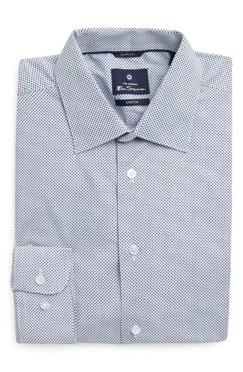 Men's Nautica Performance Dress Shirts: Moisture Wicking, Wrinkle