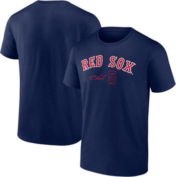 Men's Fanatics Branded Enrique Hernandez Navy Boston Red Sox Player Name & Number T-Shirt