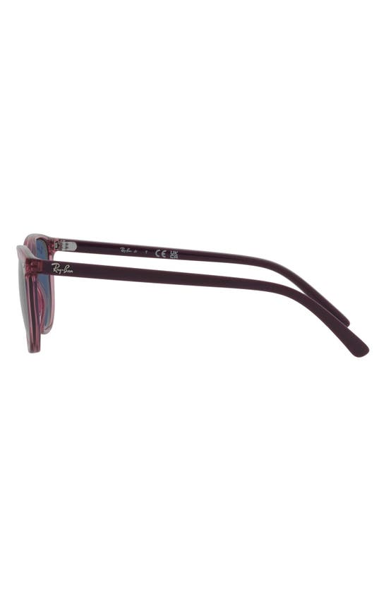 Ray Ban Ray-ban Kids' Elliot Junior 46mm Square Sunglasses In Trans Pink