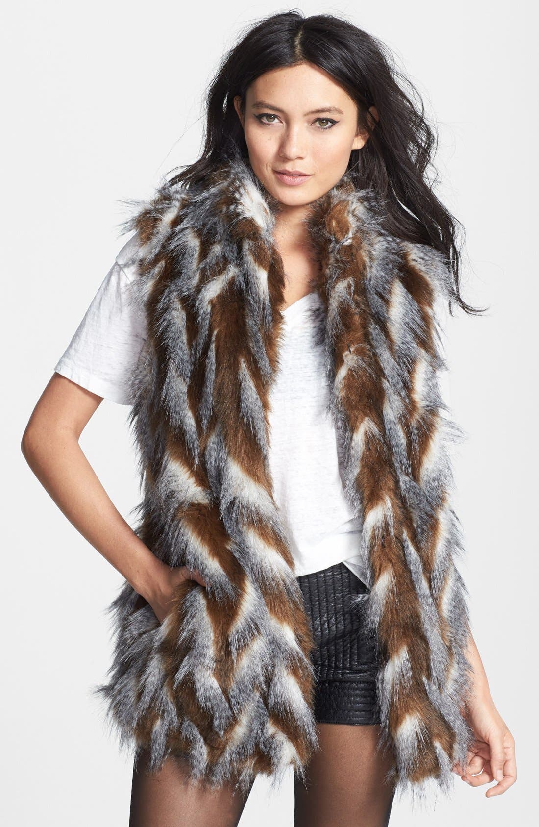 Romeo & Juliet Couture Faux Fur Vest Nordstrom
