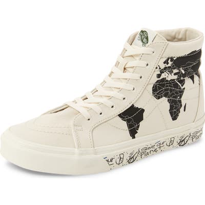 Vans Sk8-Hi Save Our Planet Sneaker, White