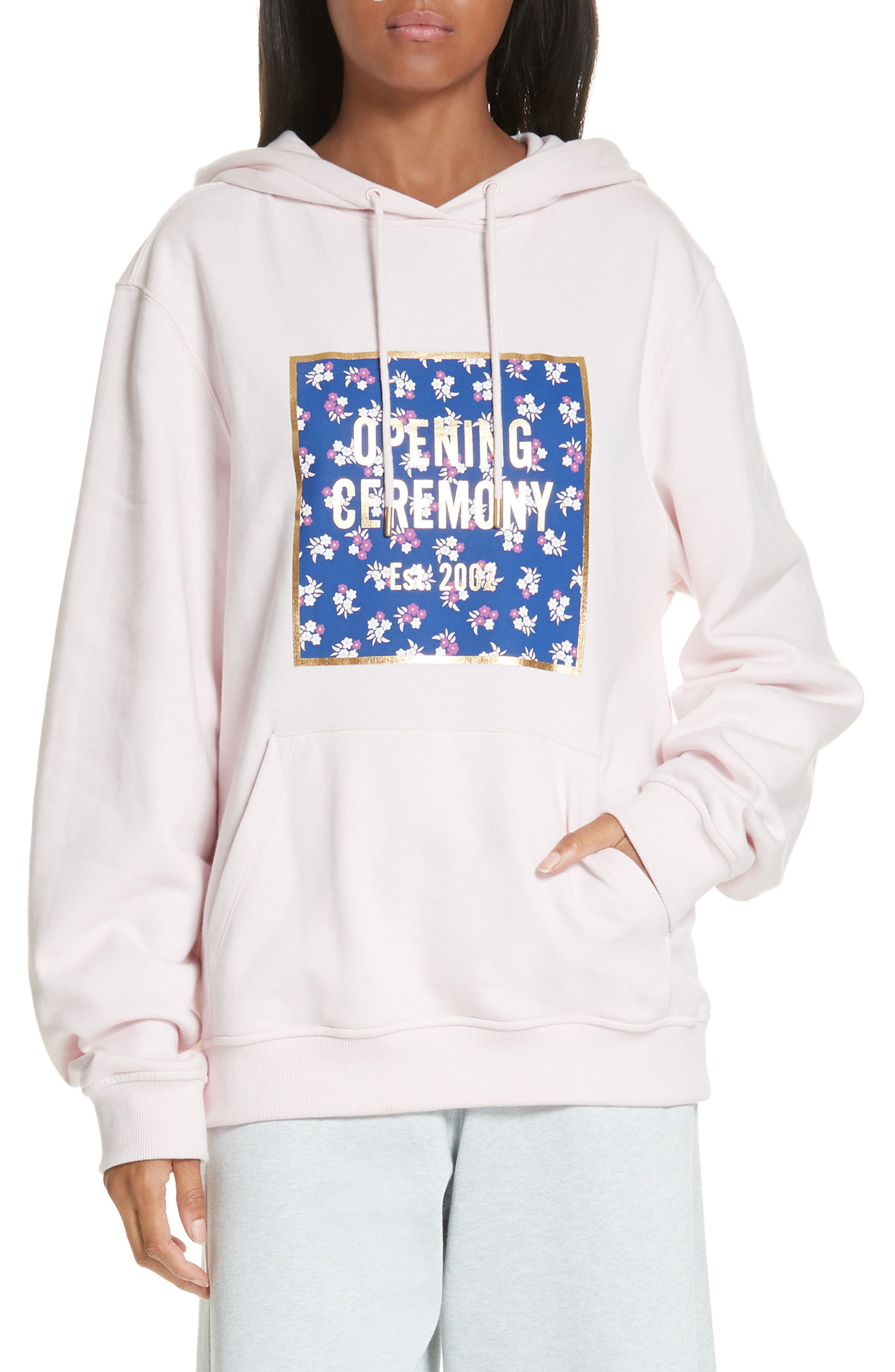 opening ceremony box logo hoodie