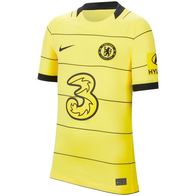 Nike Kids' Youth Christian Pulisic Yellow Chelsea 2021/22 Away Breathe