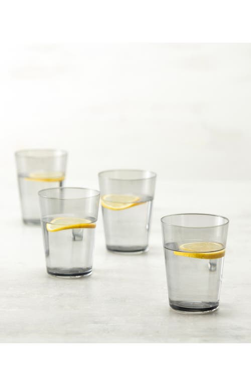Fortessa Together 4-piece Zwiesel Water Glass Set In Graphite