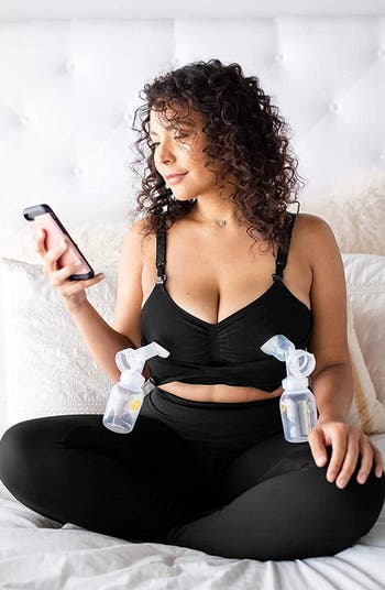 Hands Free Pumping and Nursing Bra, Secure Fit