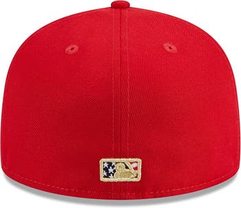 MLB New Era 2023 Fourth of July 59FIFTY Fitted Hat - Red