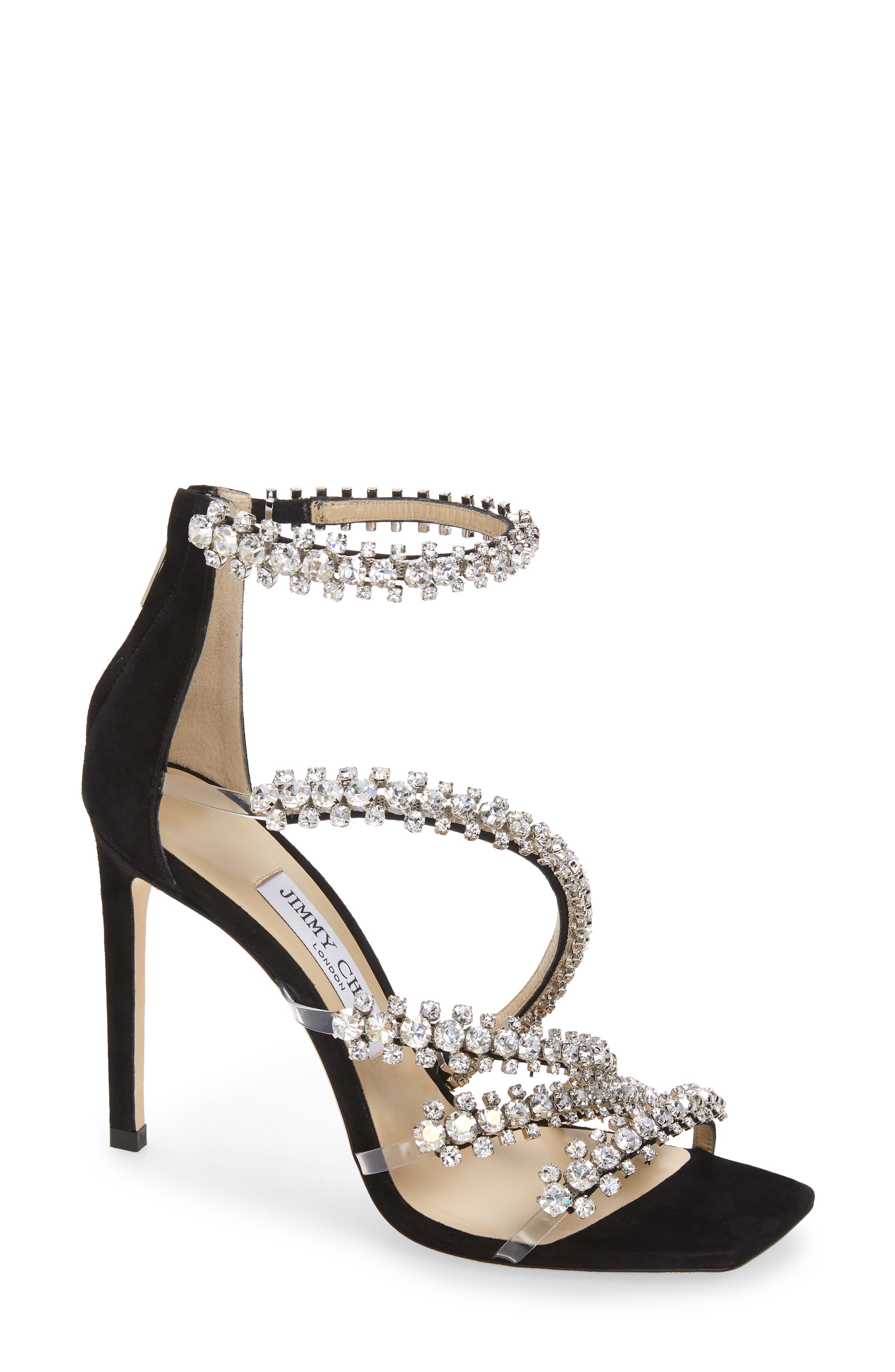 jimmy choo heels with diamond strap