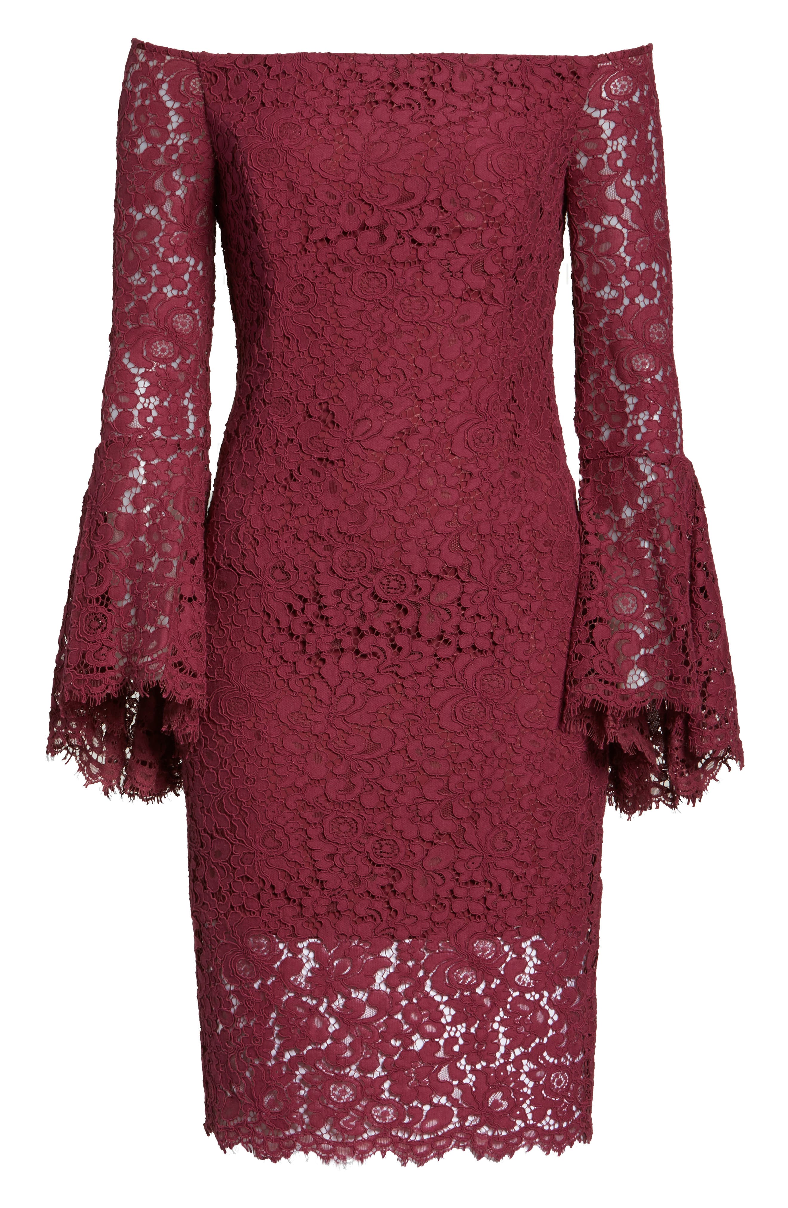 bardot solange lace dress