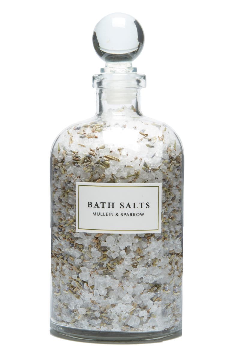 MULLEIN & SPARROW Bath Salts, Main, color, LAVENDER BLOSSOM