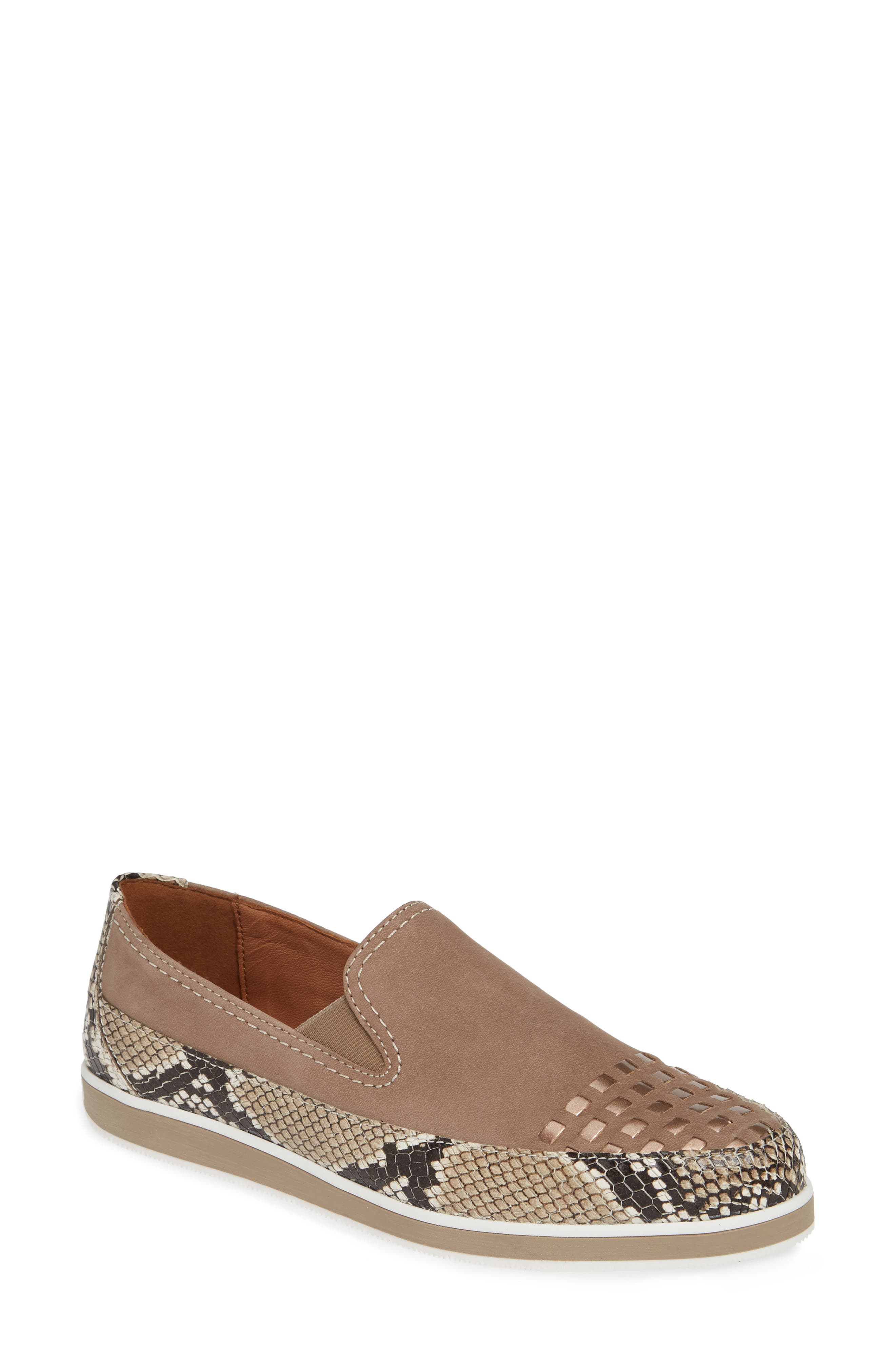 Ara Laurel Slip-On Sneaker, Beige