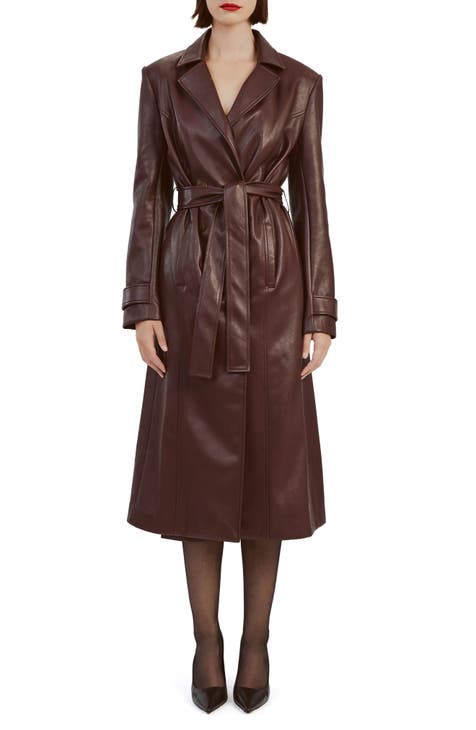 Women s Burgundy Trench Coats Nordstrom