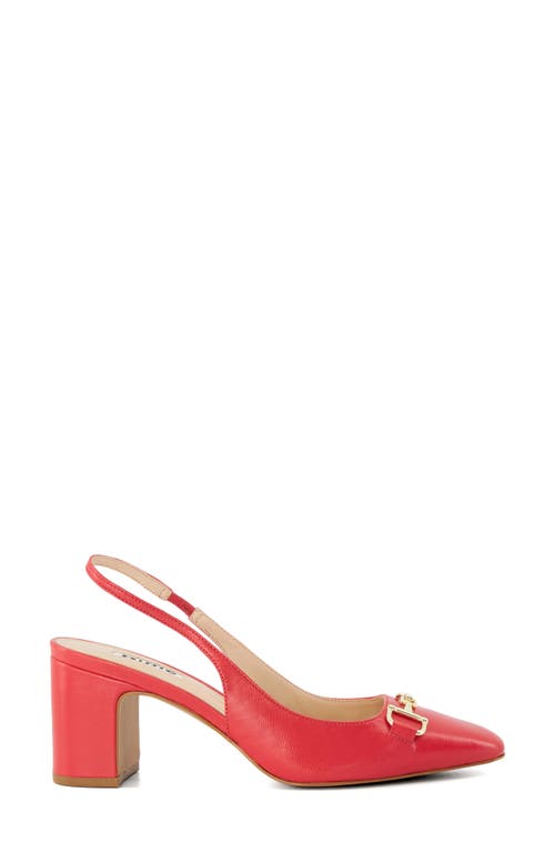 Shop Dune London Detailed Slingback Pump In Red