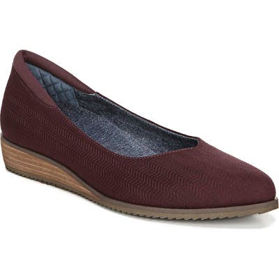 Dr. Scholls Kendall Wedge- Burgundy