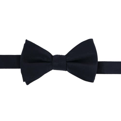 Shop Trafalgar Sutton Solid Color Silk Brace Bow Tie Necktie And Pocket Square Set In Black