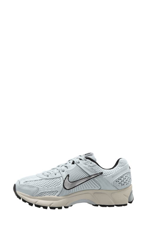 Nike Air Zoom Vomero 5 Sneakers In Pure Platinum/chrome/brown