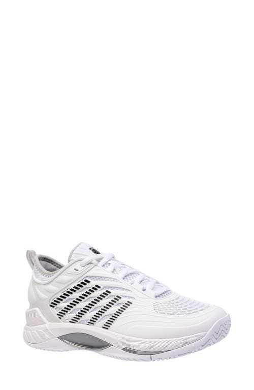 K-swiss Hypercourt Supreme 2 Tennis Shoe In White/vapor Blue/black