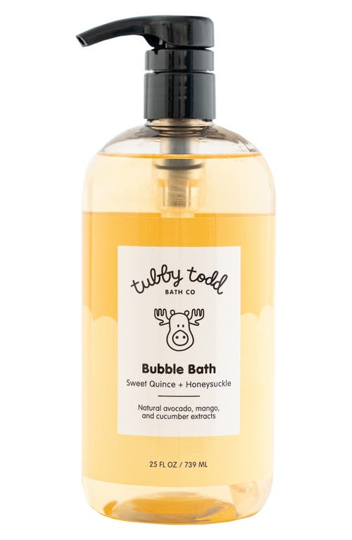 Tubby Todd Bath Co. Bubble Bath in Sweet Quince And Honeysuckle at Nordstrom