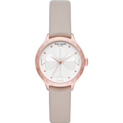 Kate Spade New York Rosebank Scallop Leather Strap Watch, 32Mm
