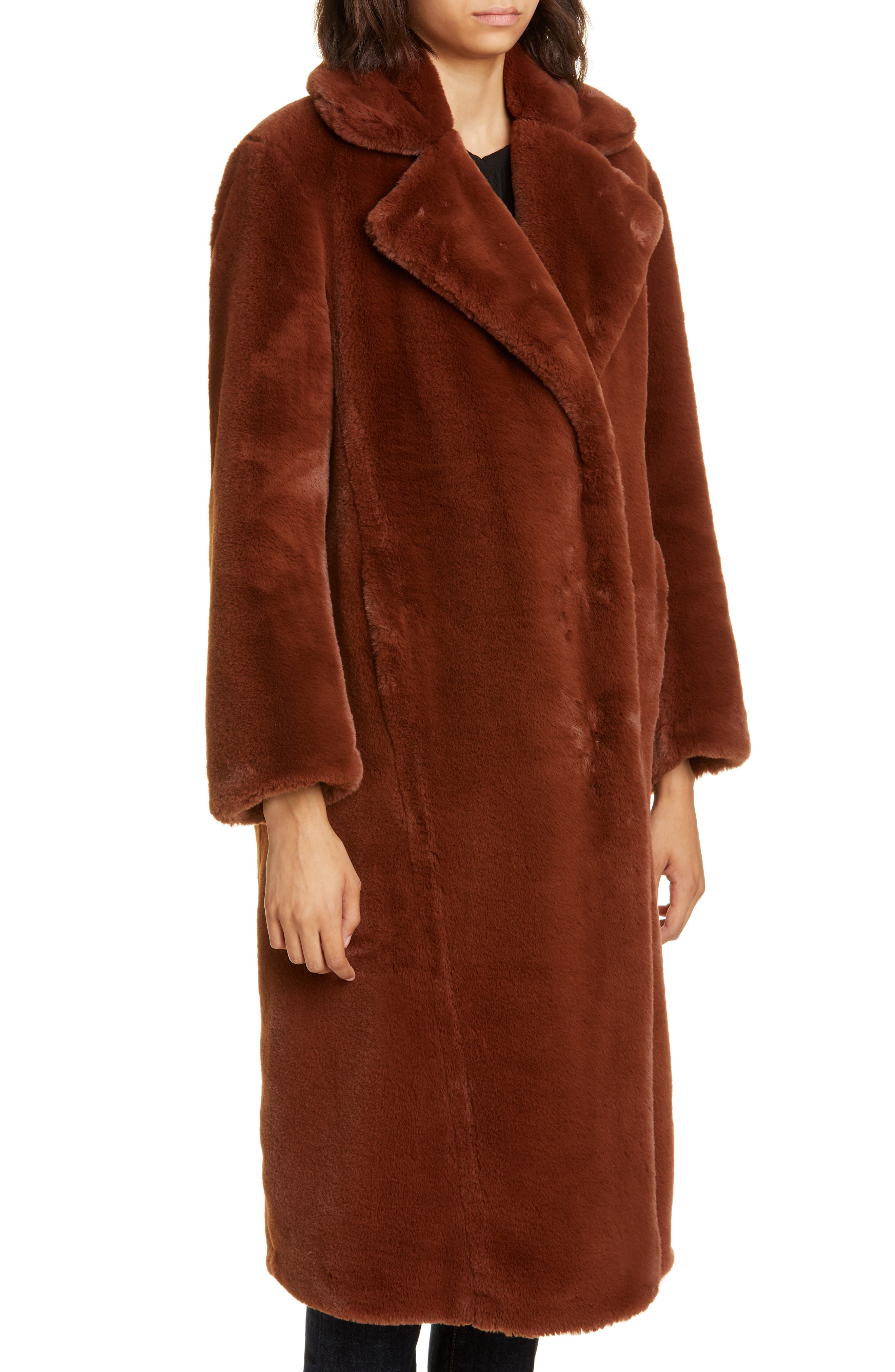 ba&sh | Fibie Faux Fur Coat | Nordstrom Rack