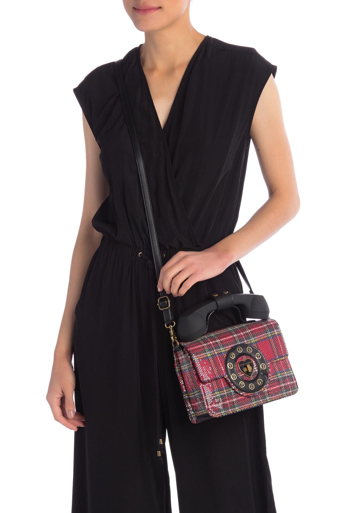 betsey johnson answer me phone bag
