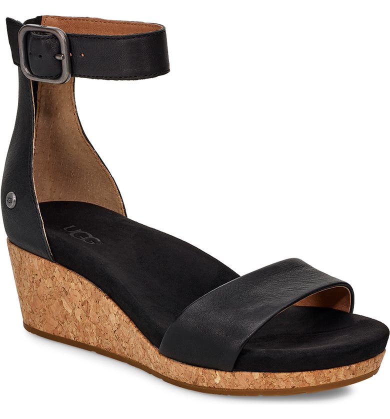 UGG® Zoe II Wedge Sandal (Women) | Nordstrom