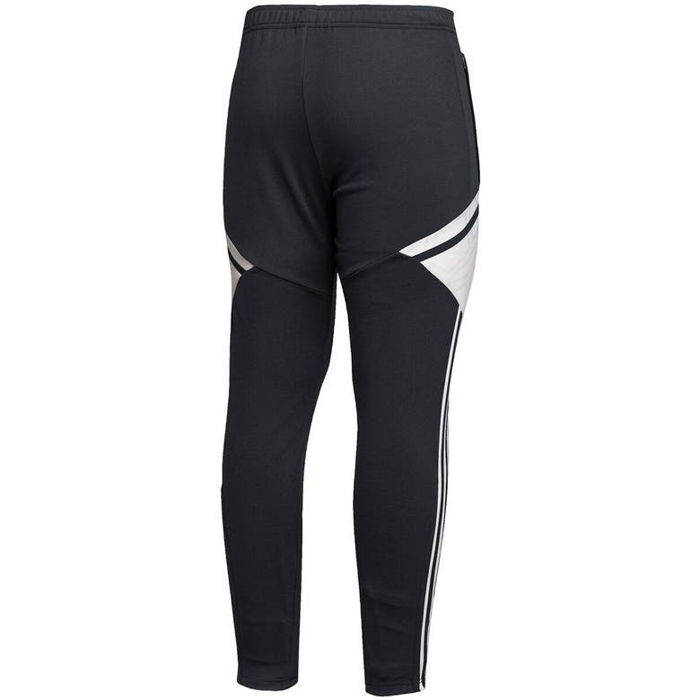 ADIDAS ORIGINALS ADIDAS BLACK/WHITE CHARLOTTE FC TRAINING AEROREADY PANTS
