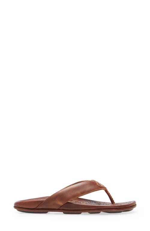Olukai Mekila Flip Flop In Natural/natural
