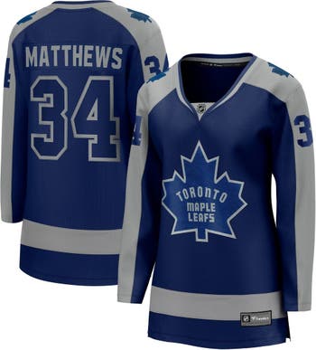 Men's Toronto Maple Leafs Auston Matthews Fanatics Black Alternate