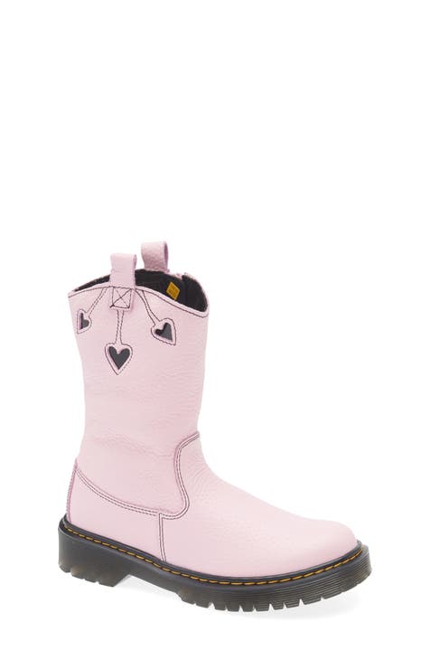 Girls pink boots size 1 best sale