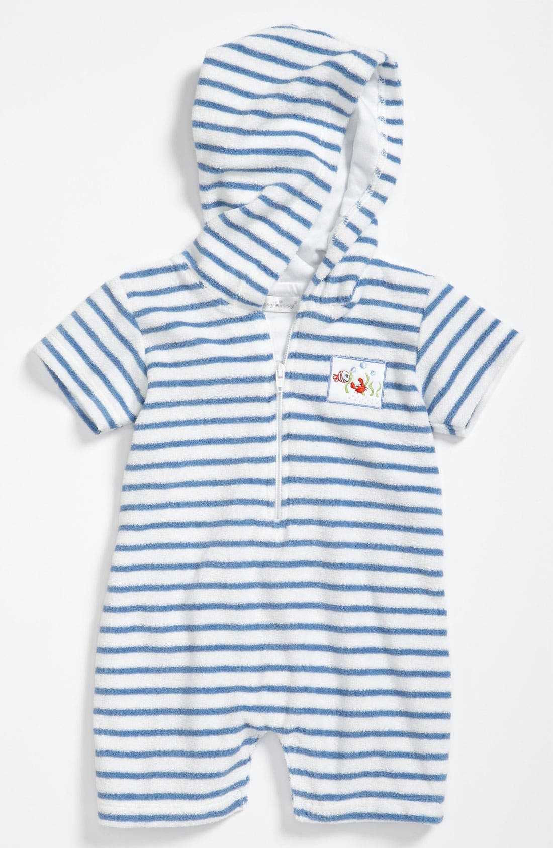 Kissy Kissy 'Ocean Amigos' Hooded Romper (Infant) Nordstrom