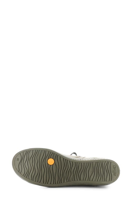 Softinos By Fly London Ibbi Lace-up Sneaker In 030 Sludge Supple Le