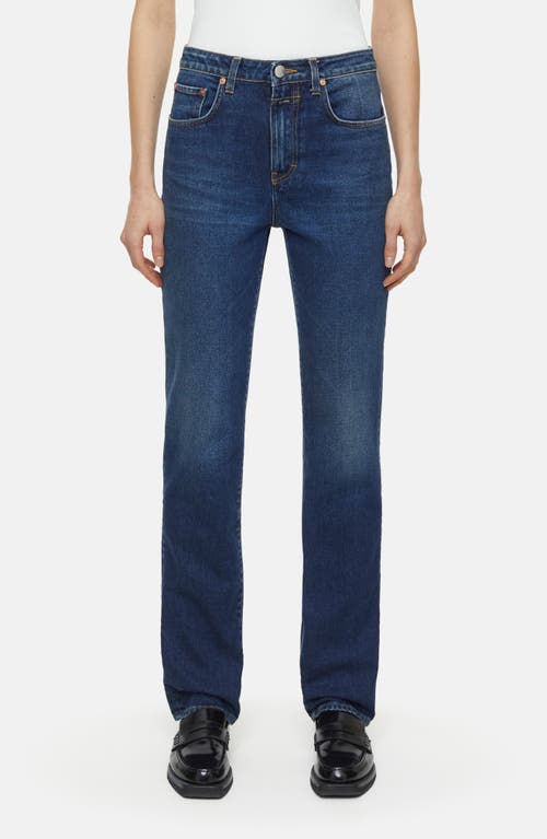 Shop Closed Jaylen Straight Leg Jeans In Dark Blue