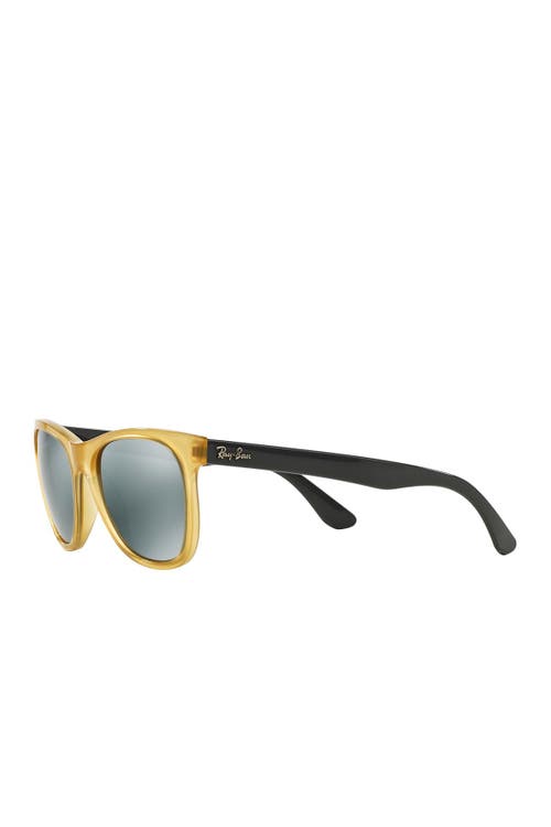 Ray Ban Ray-ban Highstreet 54mm Wayfarer Sunglasses In Yellow
