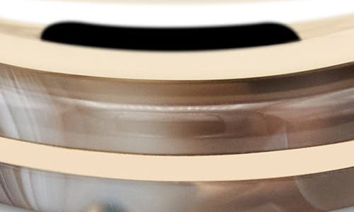 Shop By Pariah Essential Set Of 2 Stack Rings In Brown/white