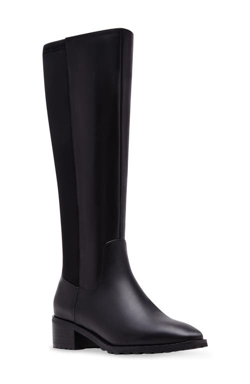 Shop Blondo Symone Waterproof Knee High Boot In Black Leather