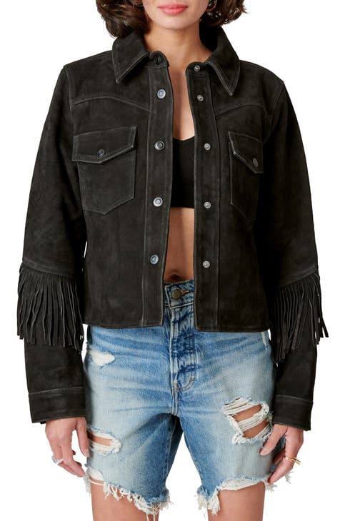 Women's Lucky Brand Leather & Faux Leather Jackets | Nordstrom