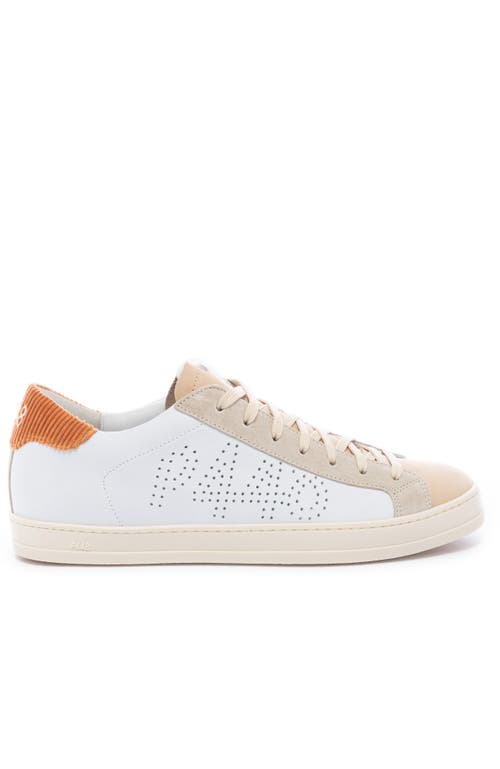 Shop P448 John Sneaker In White Camel