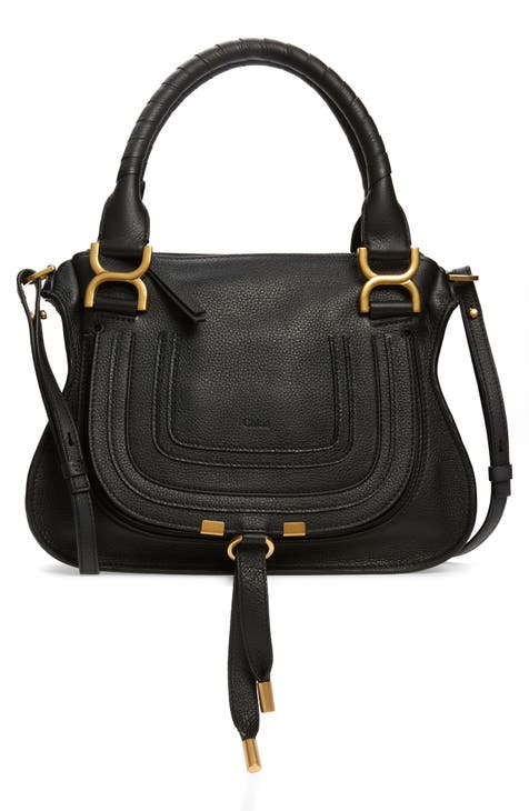 Small Marcie Leather Satchel