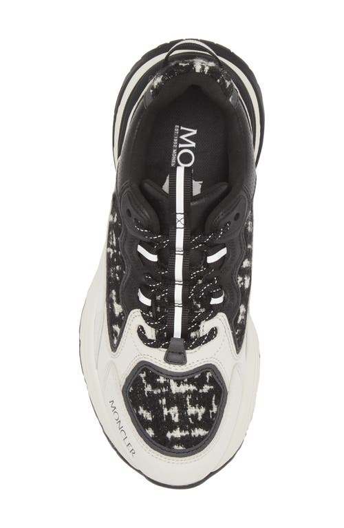 Shop Moncler Lite Runner Low Top Sneaker In White/black