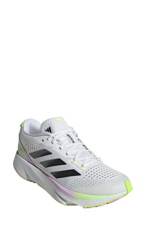 Shop Adidas Originals Adidas Adizero Sl Running Shoe In White/black/bliss Lilac