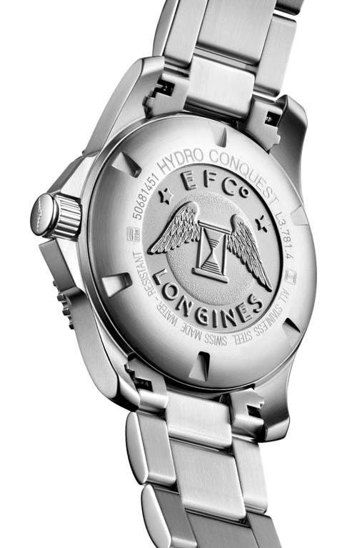 Longines Hydroconquest Automatic Bracelet Watch, 41mm In Silver/blue/silver