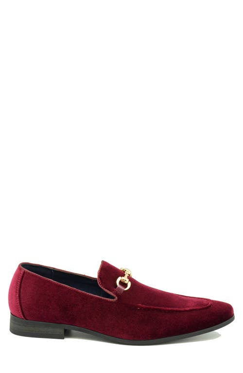 La Milano Barney Bit Loafer In Burgundy