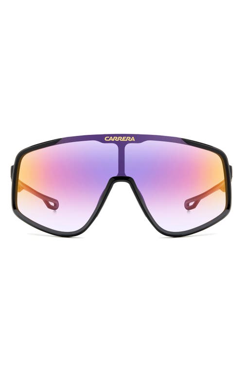 Carrera Eyewear Festival 99mm Oversize Shield Sunglasses In Blue