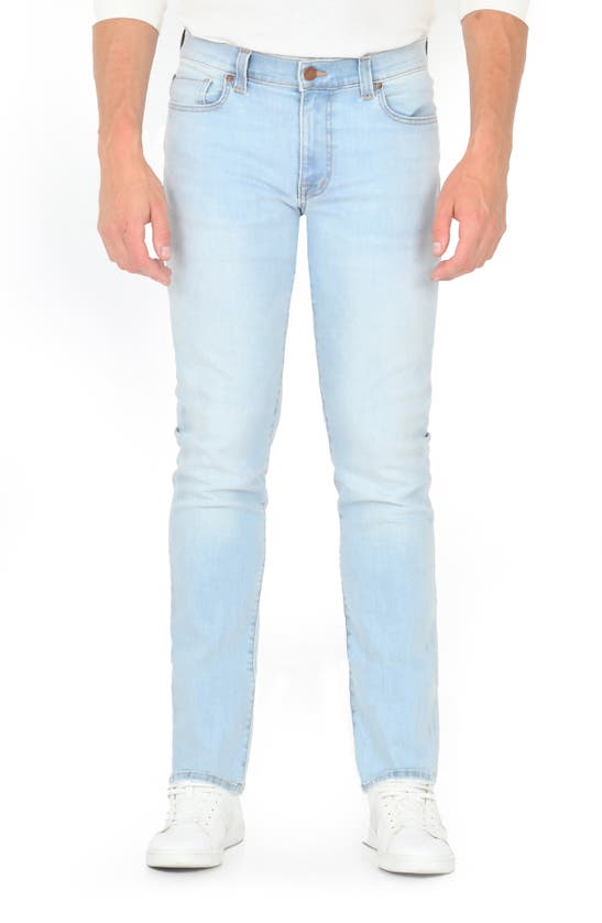 Shop Fidelity Denim Torino Slim Fit Jeans In Dahlia Blue